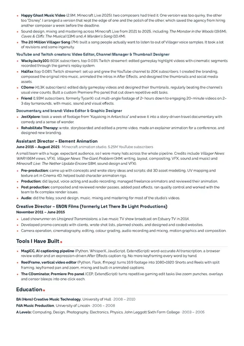 cv page 2